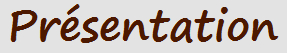 Pr�sentation